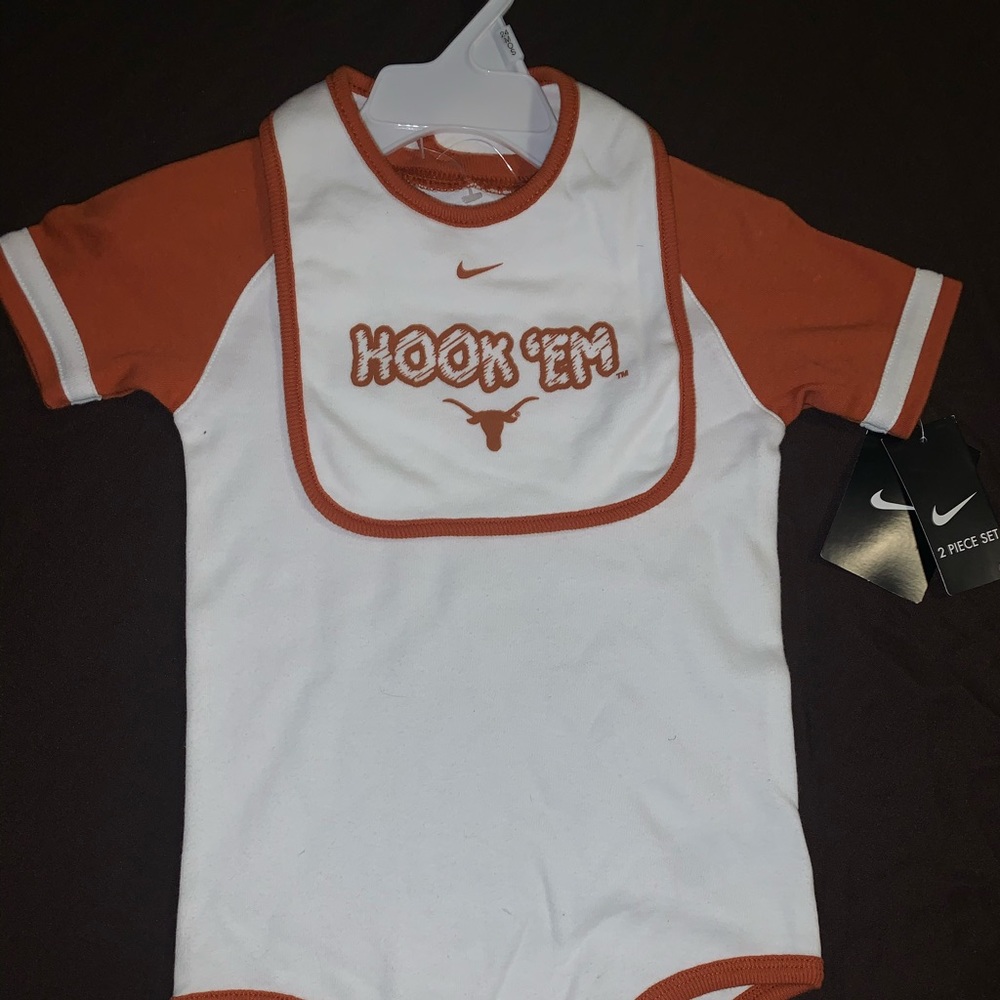 Texas longhorn onesie